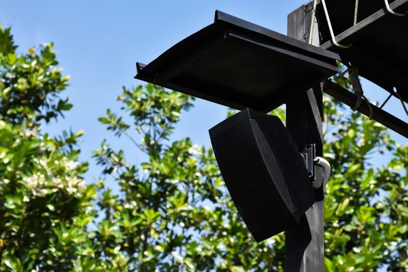 outdoor audio installation