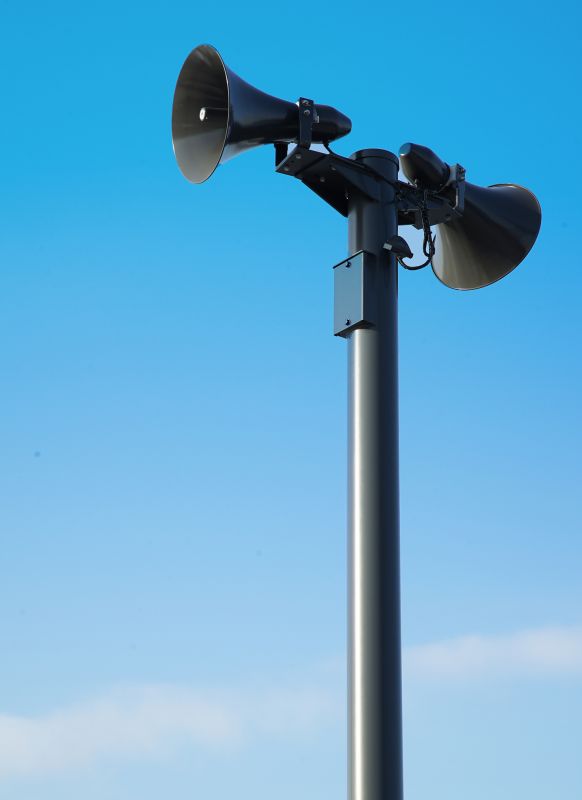 outdoor audio installation